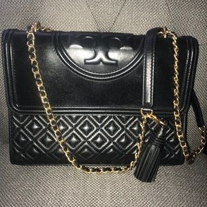 Tory Burch Black Fleming Bag